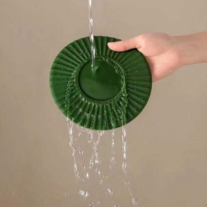 Rund silikone-skridsikre køkkenmåtte Varmebestandig silikone coaster Office Coffee Dining Party BPA Gratis silikone Coasters Mats