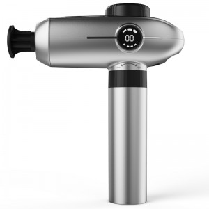 Muskeldybt vævsperrussion elektrisk fascia pistol mini fascia pistol opladning muskelmassager til smertelindring, håndholdt perkussiv terapi fascia pistol til atleter hurtig bedring