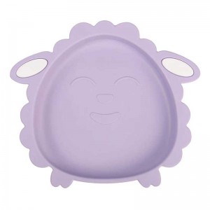 Babybordsserviser Fødevarefødevarer Silikone Soft Baby Feeding Bowl Non BPA Middag Silikone Fodringsplader til småbørnplader