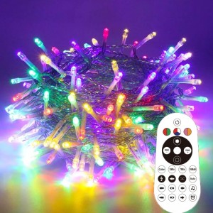 Ferie udendørs Garland Lysende bryllupsfest Led Magic Color Fairy String Christmas Decoration Lights