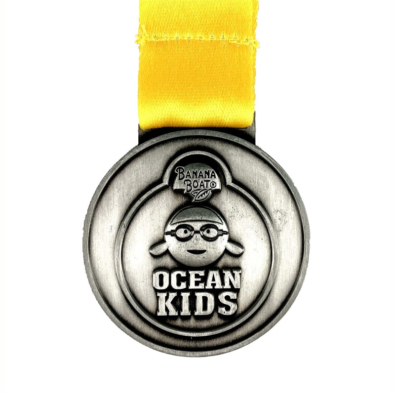 Custom Custom Metal Sports Swimming Medal for Kids