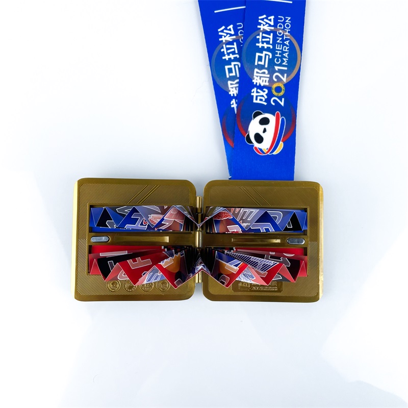 Custom Gold Metal Marathon Medals Marathon Medal tilpasset