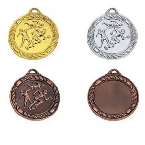 China Factory Hot Selling Gold Medals billige blanke indsæt medaljer blank hvedemedalje