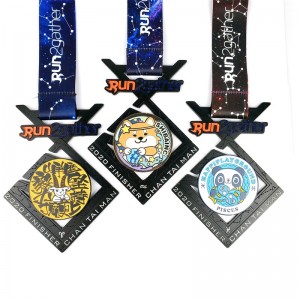 Tilpasset maraton halvmaraton sportsmedalje engrosrunde formmedaljer