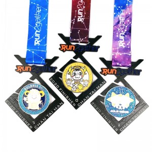 Tilpasset maraton halvmaraton sportsmedalje engrosrunde formmedaljer