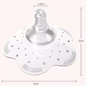 Amning Moder Sygepleje Mælk Silikone Nipple Shield Beskyttelsesdækning Med Case Breast Nipple Shield til amning