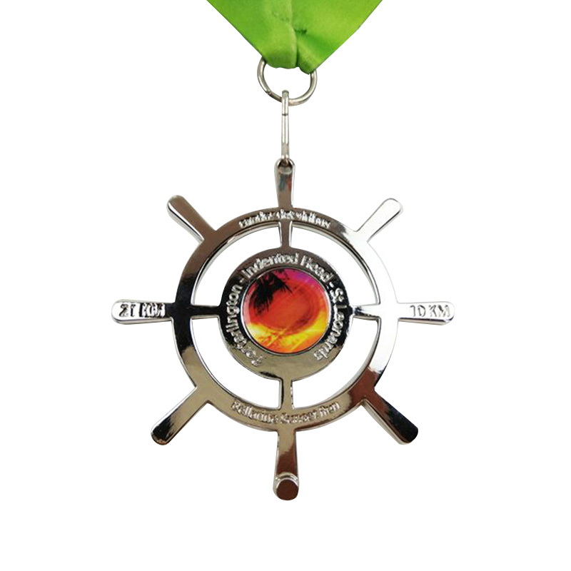 Brugerdefineret sublimering Metal Hollow Championship Race Medal Cut Out Metal Medals