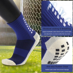 Atletisk fodboldfodbold Anti Slip Non Skid Sports Grip Socks
