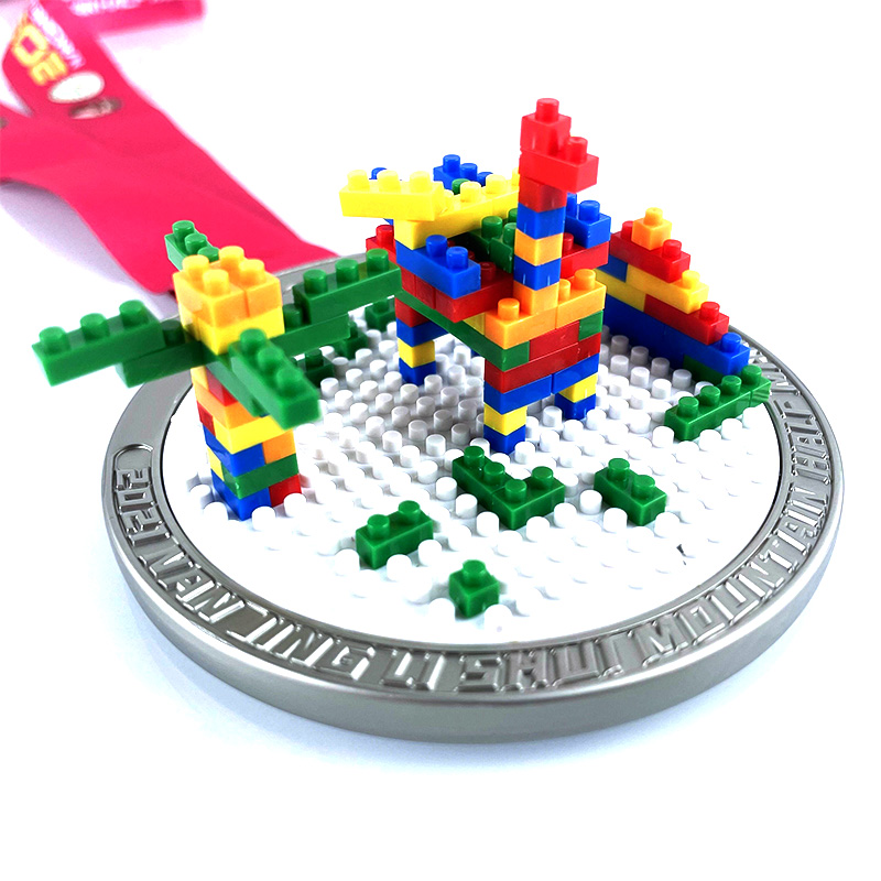 Brugerdefineret metalmedalje Lego Custom Medal Metal Medallion