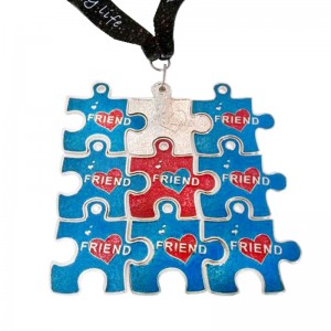 Brugerdefineret metalmedalje Lego Custom Medal Metal Medallion