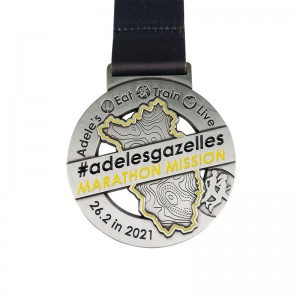 Brugerdefinerede medaljer Hurtig hule medaljer Brugerdefineret metalzinklegering