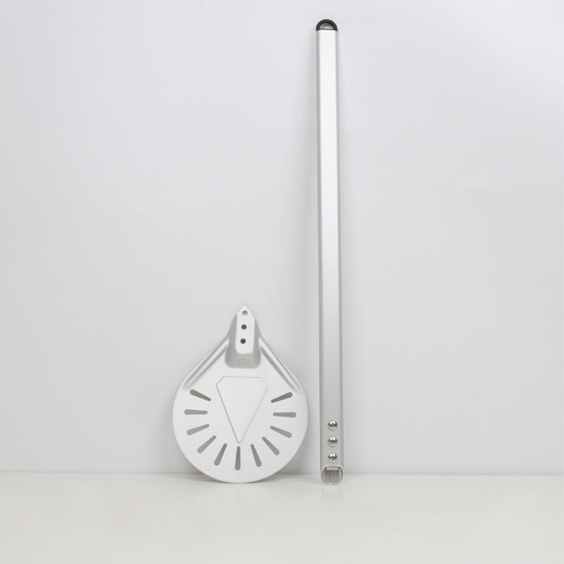 7inch 8 tommer 9 tommer perforeret aluminium pizza drejer peel pizza turner rund pizza skræl