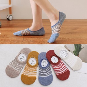 Engrosnye sommer kvinder usynlige sok tynde åndbare sokker