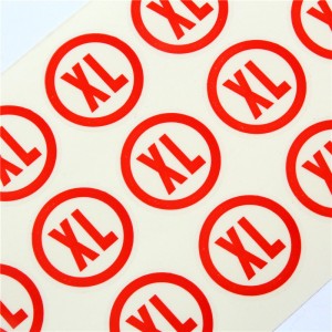 Klistermærke af høj kvalitet med antal, tilpassede designklistermærke, bærbart og fleksibelt klistermærke