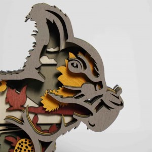 3d trædyr ornamenter