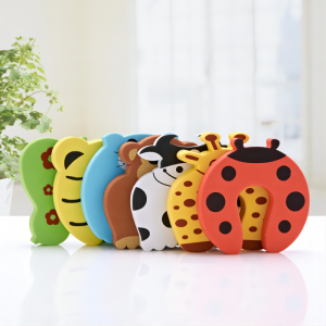 Eva Foam Child Custom Animal Security Manufacturing Cute Special Slam Cartoon Safety Baby Finger Pinch Guard Rubber Door Stoppe