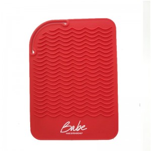 Professionel silikonevarmebestandig stylingstationsmåtte til alle hår glattejern, krøllejern, hår glattejern puder, flade strygejern, hårværktøjs apparater Hårtørrer Salonværktøjs frisør