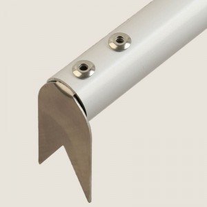 Turning Pizza Forks Pizza Turner Aluminium Håndter Bakeware Robust let at opbevare&Overførselskøkken og bagningsværktøj, sort