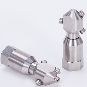 Roterende tank vaskedyse 360 ​​graders rustfrit stål tank vask dyse