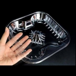 Slottet frugtbakke uden låg 190*190*25 mm Hgf-4a (85)