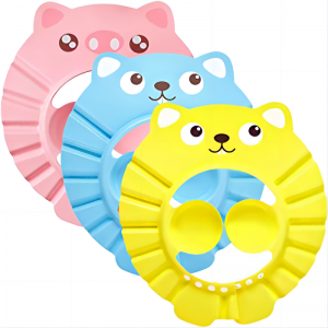 Justerbar blød baby badehampo brusebeskyttelseshat Eva Kids Ear Shower Cap Baby Shower Cap til småbarn