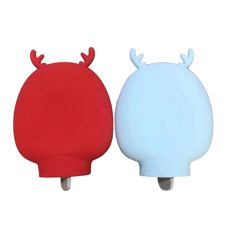 Silikone termosflaske, varmt vandflasker til smertelindring, menstruationskramper,nakke og skuldre, varm og kold pakke til varm og kold terapi og fodvarmer, silikone termos flaske med blødt låg