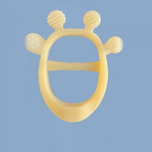 Silikone baby teether legetøj til babyer 3+måneder, BPA fri drop-resistant silikone vandrende tænder legetøj til øm tyggegummi, baby tyggelegetøj til sugende behov