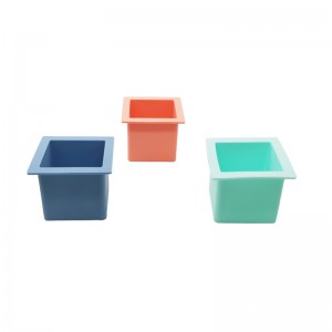 Stor silikoneis terning bakke forme BPA -fri, enkelt hul firkantet isbakke fleksibel, let frigivelse langsom smeltis, til whisky, cocktails, gaver