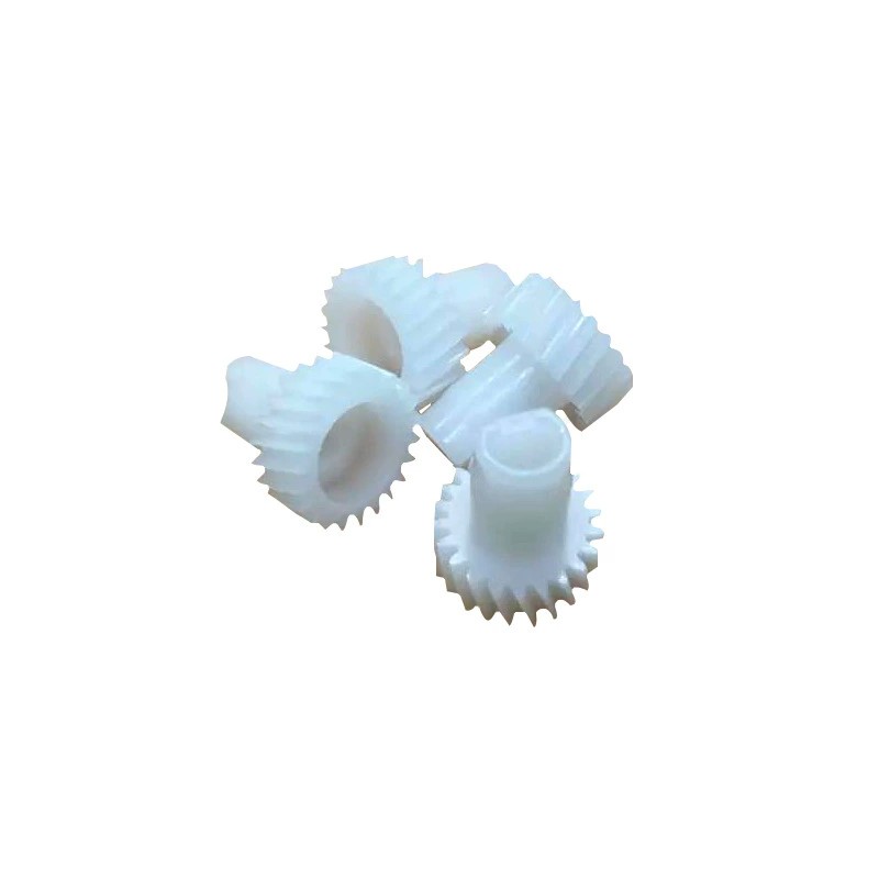 PFA Helical Gear Injektionsstøbningsprodukter Plastikformet Tilpasset plastik King Industrielle produkter Særbestandigt PTFE-gear
