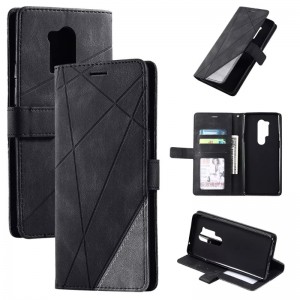 Velegnet til Apple iPhone14Pro -telefonkasse, moderigtig splejsning til venstre og højre flip telefon læder sag, beslag tegnebogskort slot telefon sag, skift kreditkort taske telefon beskyttende ca