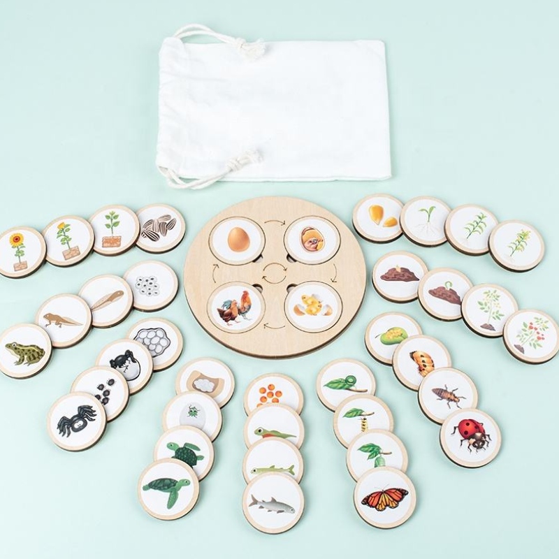 Træoplysningsbørn \\\\\\\\\\\\ \'s Toys DIY Yizhi -puslespil