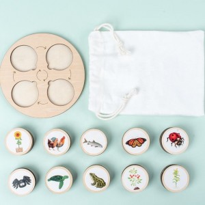 Træoplysningsbørn \\\\\\\\\\\\ \'s Toys DIY Yizhi -puslespil