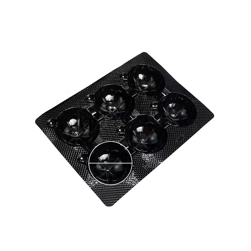 Vis frugtbakke 388*282*55 mm 6 riller