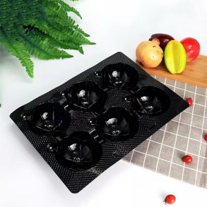 Vis frugtbakke 388*282*55 mm 6 riller