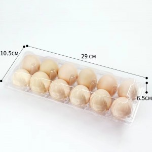 Ægbakke 290*105*65 mm 12 riller 2*6