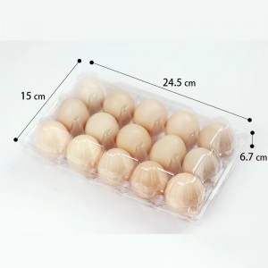 Ægbakke 245*150*67 mm 15 riller 36 g