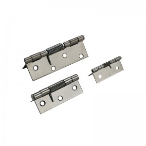 201#stainless stål fjeder røv hængsel dørnærmere hængsel træ dør fjeder hængsel automatisk rebound hængsel