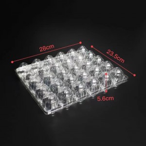 Ægbakke 280*235*56 mm 30 riller