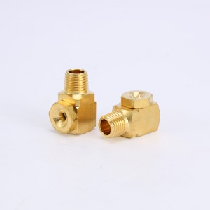 Rustfrit stål hjørne hul kegle dyse albue afkøling vidvinkel fuld kegle vand spray dyse