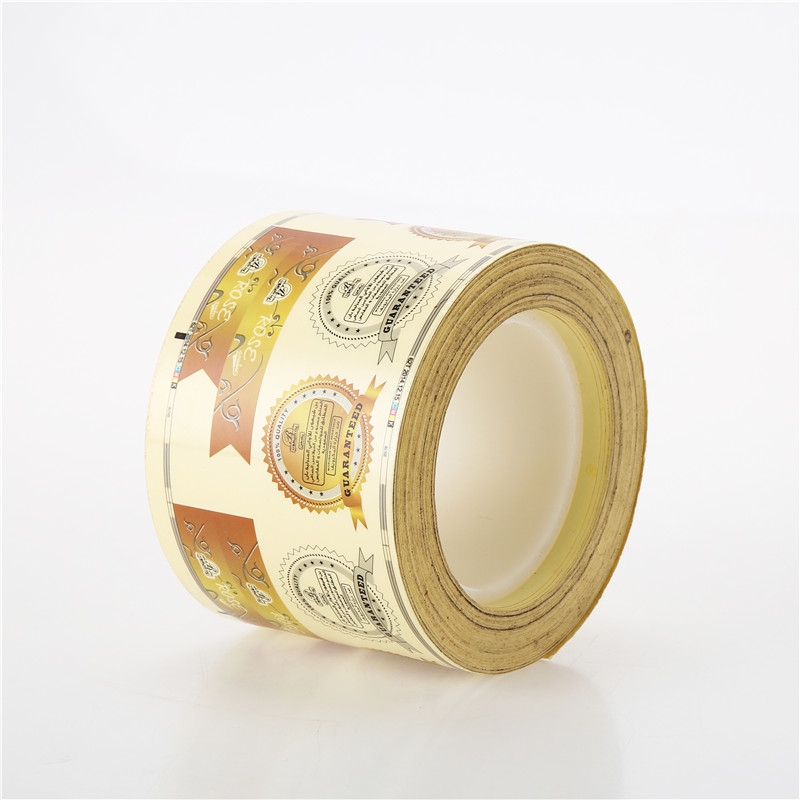 Produktetiket klistermærke