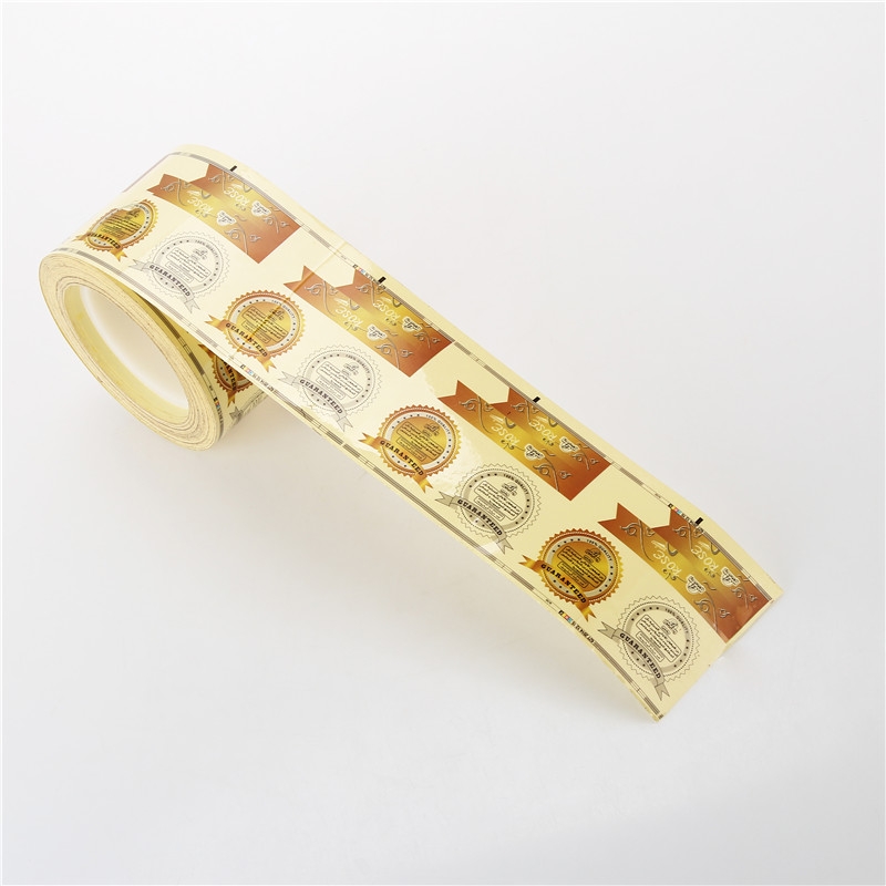 Produktetiket klistermærke