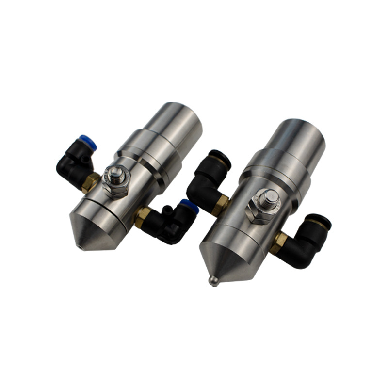 Anti-dryp luftforstærkende dyse to-fluid spray Atomiserende dyse rustfrit stål bølgepap pap befugter dyse