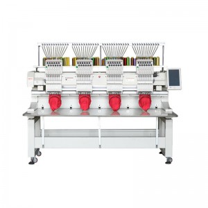 Fire hovedhastigheds computeriseret broderimaskine