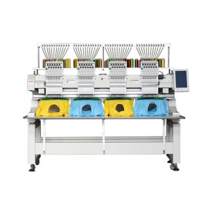 Fire hovedhastigheds computeriseret broderimaskine