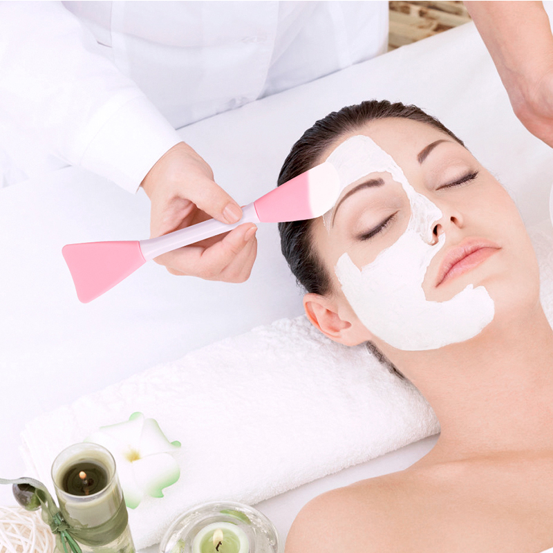 Silikone maske blanding værktøj - silikone maske pensel applikator og massage spatel til muddermaske blanding - skønhedsværktøjer gave