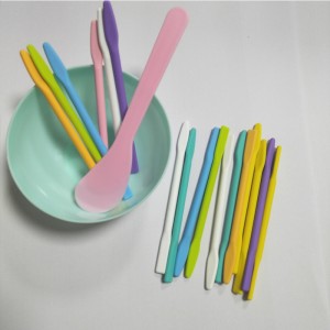 Silikone omrøring stick harpiks blanding pind ansigtsmakeup omrøring pind, til blanding af harpiks flydende maling epoxy harpiks DIY -proces