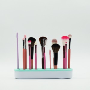 Silikone makeup børsteholder, silikone makeup børstearrangør, multi-purposeneglebørste arrangør til sy håndværksværktøjer, maling børster, fast værktøjsopbevaring