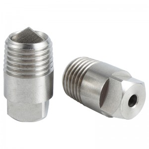 To-delt X-vane HH / H rustfrit stål / messing stor kapacitet fuld / solid conejet sprøjtedyse