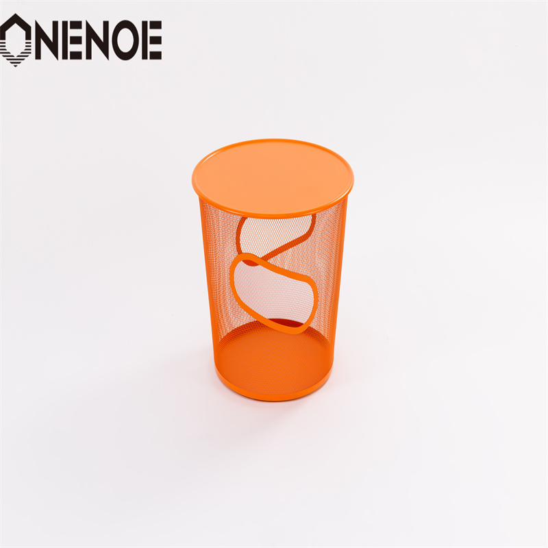 Onenoe Simple Moderne møbler Stor rund opbevaring Sofabord Sidebord Laptop Tabel Teabord Slutbord Buffet Tabel til stue Office Garden