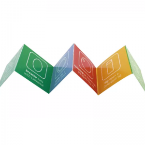 Foldning af produktinstruktionsmanual